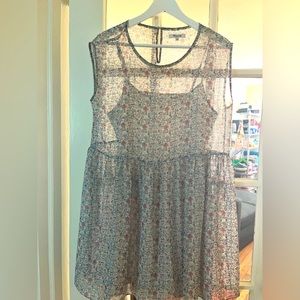 Madewell floral print dress
